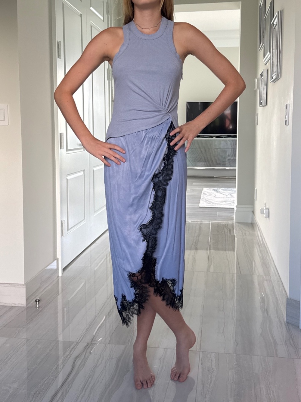 Anthropologie long dress